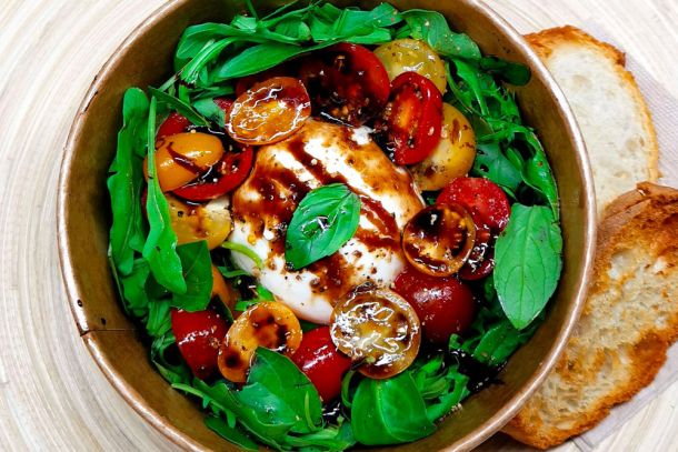 Salade Burrata Hebeho